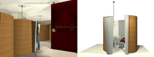 Table For One Restaurant Design Concept (Major Work)