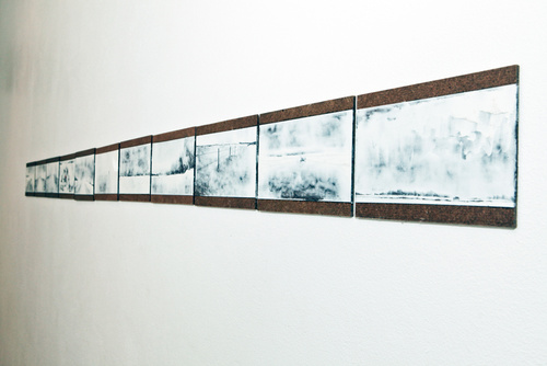 Shot White, 2010, Encaustic Wax Paint In Masonite Board