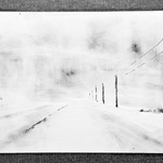 Shot White (Detail), 2010, Encaustic Wax Paint On Masonite 