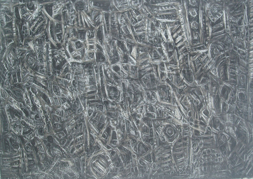 Untitled Vi (2010) Charcoal On Paper
