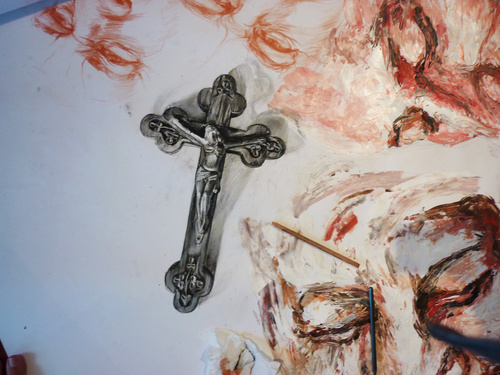 Slobodan, Meaning Freedom (Detail): Orthodox Cross