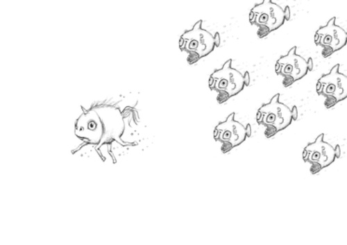 Unicorn Fish And The Hamster Sharks