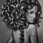“The Model”; Oil On Canvas, 22x30 Inches. 2009. 