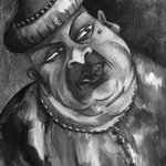 “Cunning Merchant”, Oil On Canvas, 60x70cm, 1997