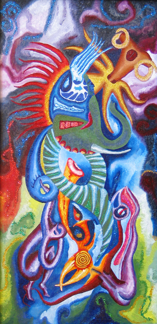 “Fantasy”, Oil On Canvas, 50x110cm, 1998