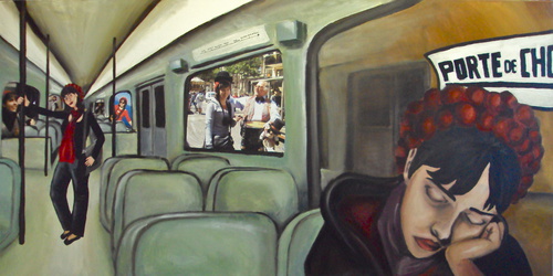 Alicia Au Métro De Paris   Panel 1