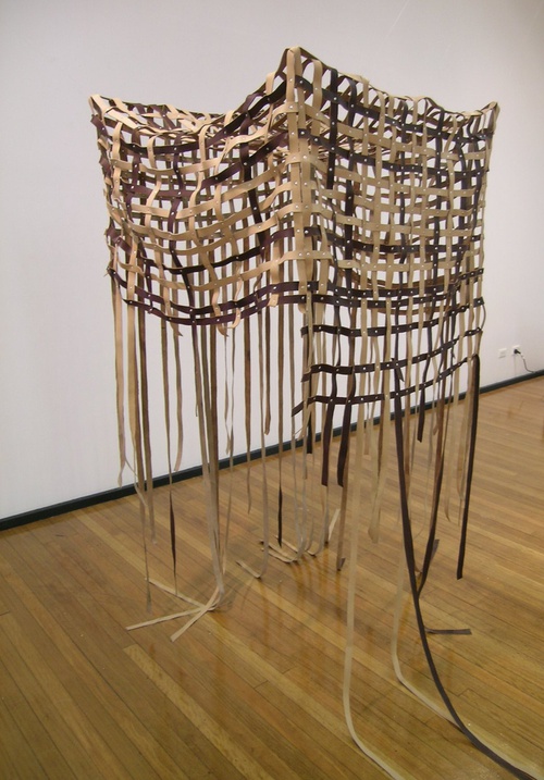 Cage, 2011. Leather, Rivets