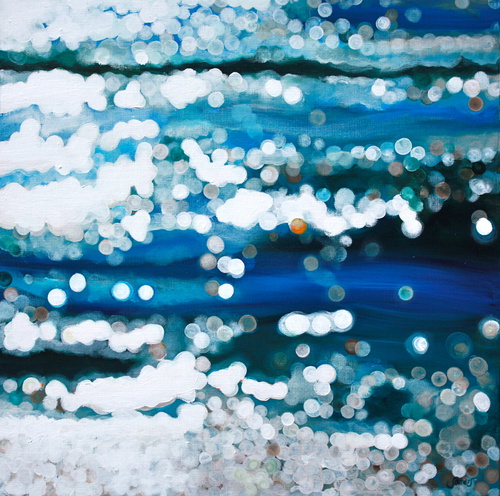 Closer, Acrylic On Linen 60x60cm