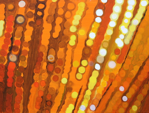 Shade.  Acrylic On Linen. 75x100cm