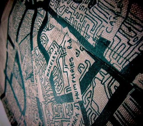 Do It Yourself Starter Kit Textile Design Of Inside Satchel.