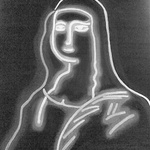 Neon Mona Lisa