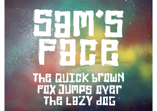 Sam's Face   The Typeface