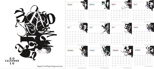 2010 First Designed Calender