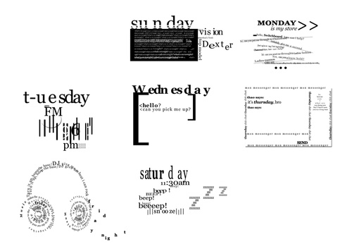A Week In Type