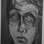 'Self Portrait' (2010) Oil On Board