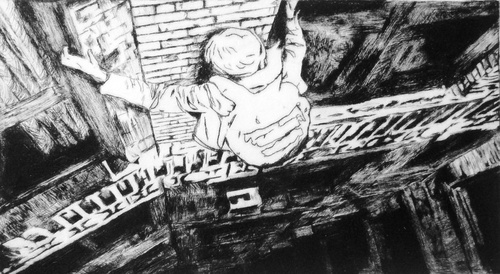 Just A Little Further, 2010, Drypoint, Edition/9