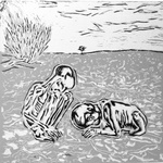Hunger, 2010, Reduction Lino (5), Edition/5