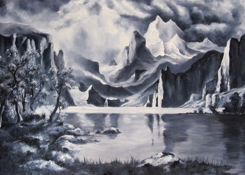 Romantic Landscape Study
