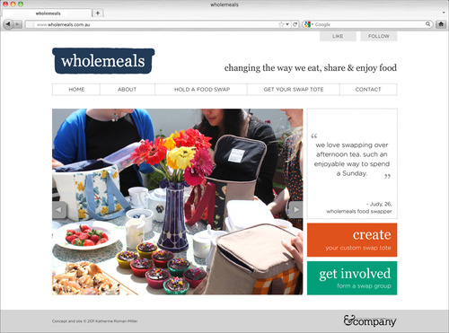 Wholemeals: Website