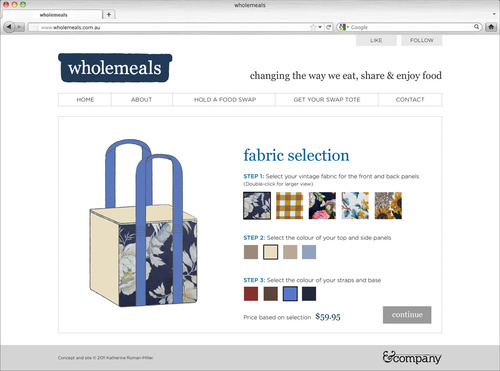 Wholemeals: Website
