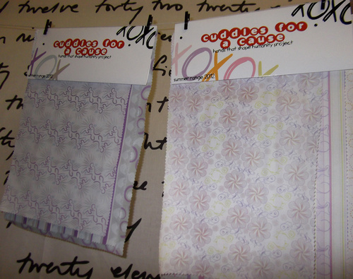 Cuddles For A Cause Fabric Ranges