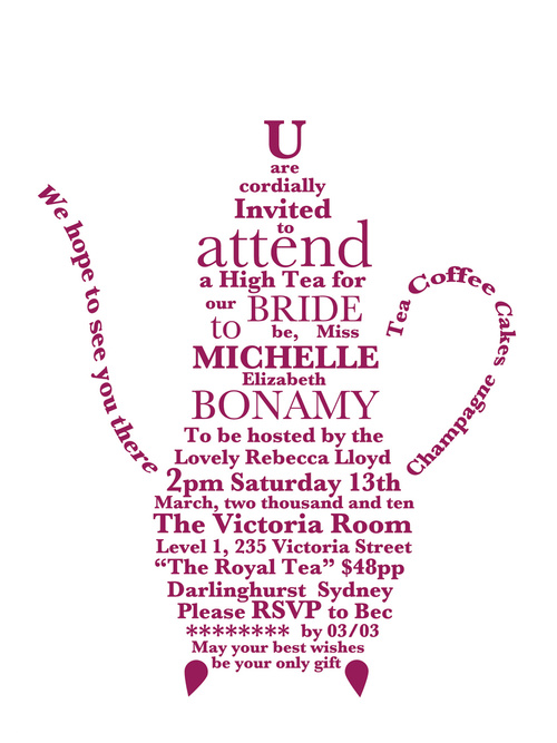 Bridal Shower Invitation