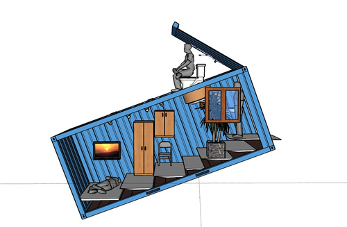 Shipping Container House For The Homeless   Out Of Sight, Out Of Mind