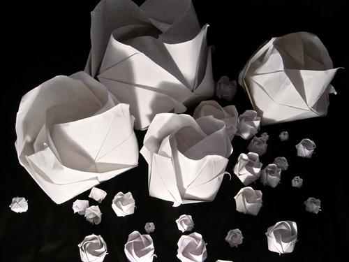 Origami Roses