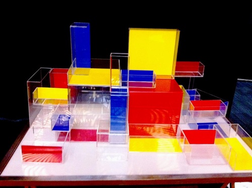 Neo Mondrian Cubed