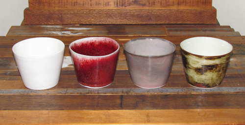 Cups With Various Glazes