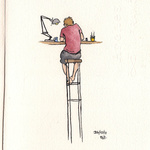 Tall Stool Sketching.
