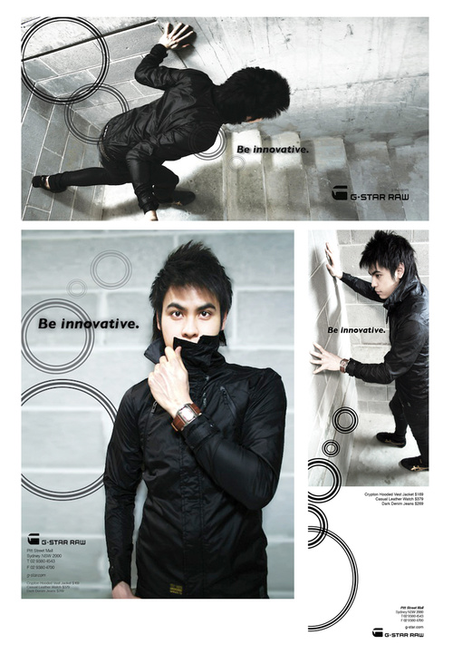 G Star Raw Advertisements