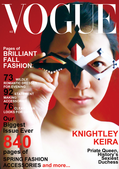 Dream Of Knights Mask And Magazine Cover Design