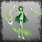 Green: Amadrya The Forest Nymph