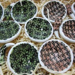 Cobek And Ulekan; Southern Ice Porcelain, Underglaze Ink, Clear Glaze; 4x4cm; 2012