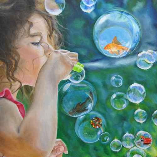 Girl With Bubbles