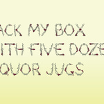 ‘Non Compos Mentis’ Typeface