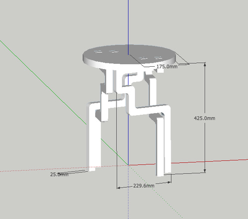 Night Pleasure   Coffee Stool 
