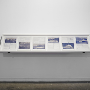 The Distance Between Us, 2013, Inkjet Prints, 184.5 X 45.5cm, Series Of 6, Edition Of 3 + Ap. Photography: Jack L. Dunbar