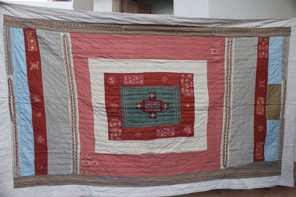 Up Cycled Embroidery Quilt 2 Of 2