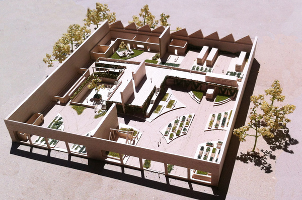 The Tram Gardens   Scale Model 