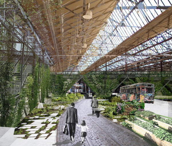 The Tram Gardens   Visual Representation 