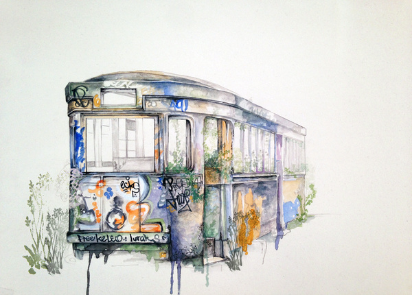 The Tram Gardens   Concept Drawing 
