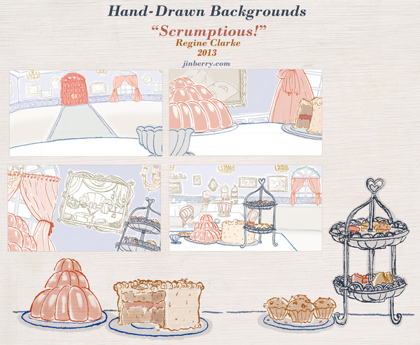 Scrumptious! Backgrounds 1