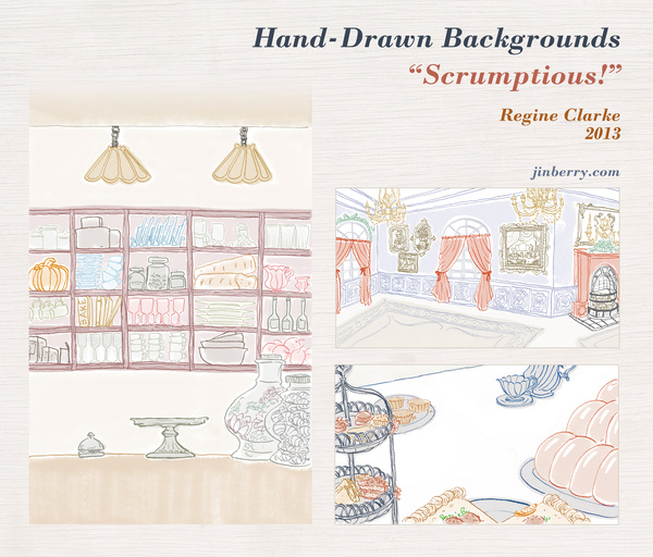 Scrumptious! Backgrounds 2