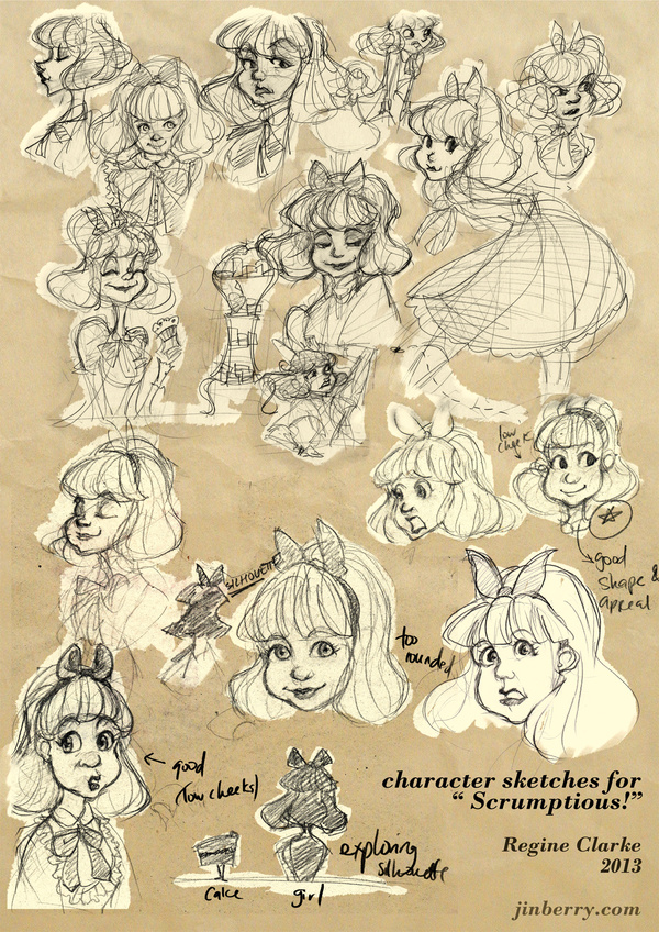 Scrumptious! Character Sketches