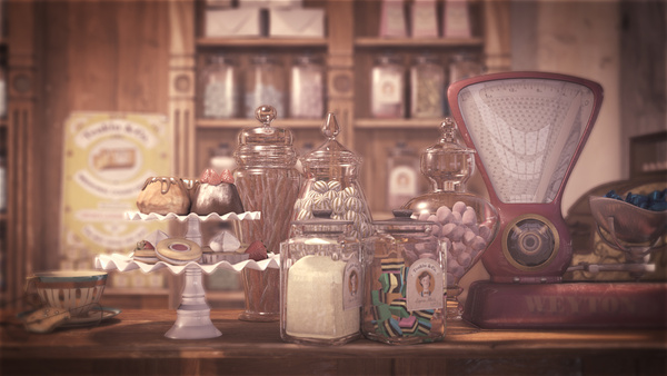 Mr. Teakin's Little Confectionery Shop Still