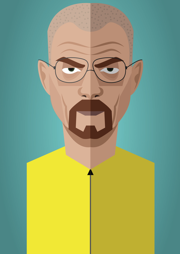 Walter White Caricature