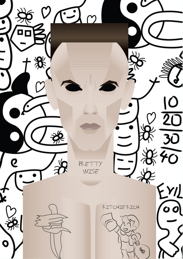 Die Antwoord Caricature