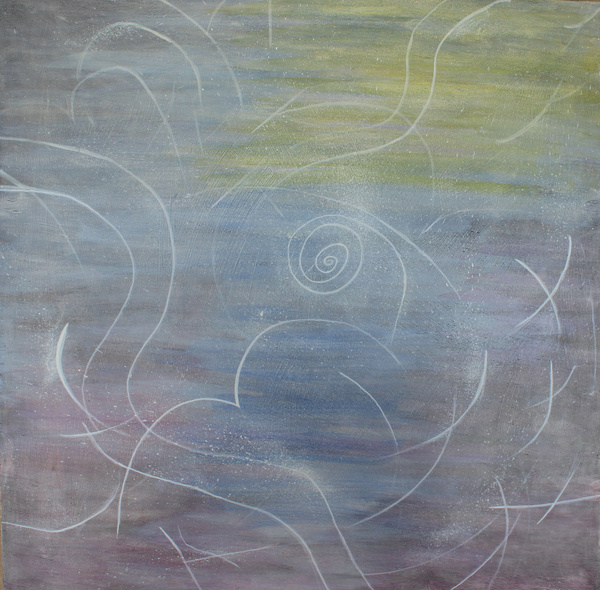 Ice Dance, Egg Tempera On Plywood. 610x610cm